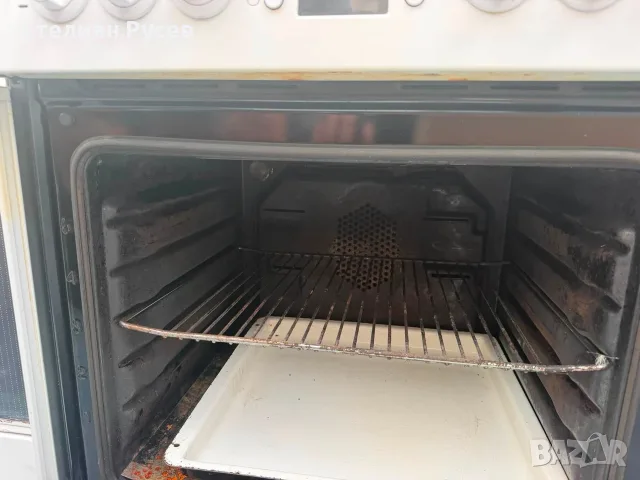 100911 beko  ГОТВАРСКА ПЕЧКА цена 70 евро -фурна на ток , 4 котлона на ток -състояние използвано / Б, снимка 5 - Печки, фурни - 56018440