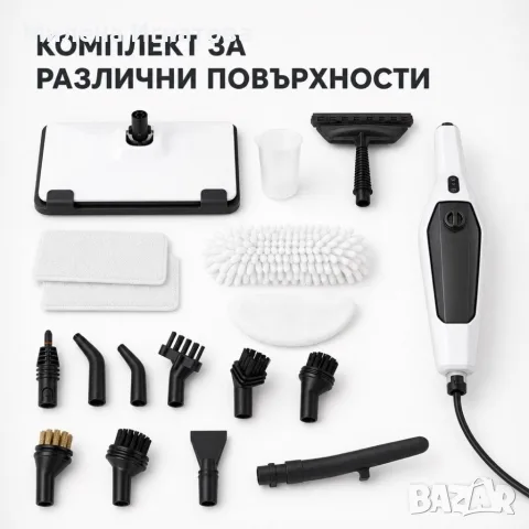 Парен моп 12 в 1 MalTec SteamExpert, 2000 W, снимка 5 - Мопове, кофи, четки и метли - 55906871