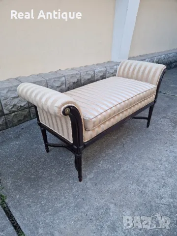 Страхотен антикварен испански марков диван канапе , снимка 5 - Дивани и мека мебел - 49132397