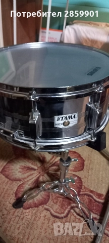 Продавам японско барабанче Tama със стойка , снимка 4 - Ударни инструменти - 52868989