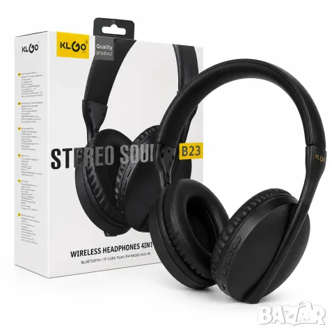 Безжични стерео слушалки 4 в 1 с Bluetooth и FM радио