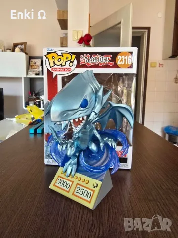 Funko POP! Yu-Gi-Oh! – Blue-Eyes White Dragon #2316, снимка 3 - Колекции - 56536630