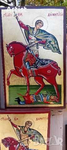 Рисувани икони по канон., снимка 7 - Икони - 42728665