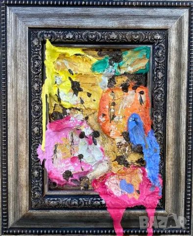 Авторска картина абстракция , снимка 3 - Картини - 42071375