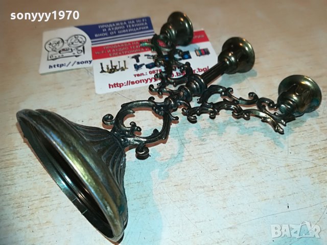 малък и красив свещник в цвят злато-13х12см, снимка 14 - Колекции - 30009376