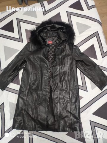 Дамско кожено яке L/XL