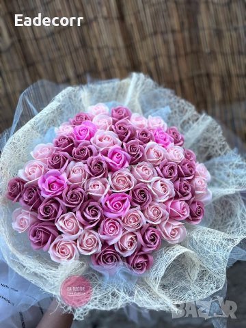 Букети от сапунени рози , снимка 8 - Романтични подаръци - 40536687