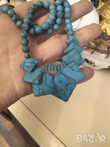 РЕТРО ОГЪРЛИЦА АРТ ДЕКО РЪЧНА ИЗРАБОТКА  НАМАЛЕНА, снимка 2 - Колиета, медальони, синджири - 42798272