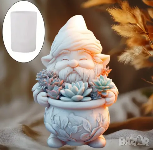 Молд кашпа гномче, снимка 2 - Форми - 49991141