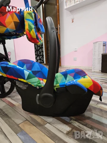 Детска Количка Adamex 3 в 1, снимка 3 - Детски колички - 50900379