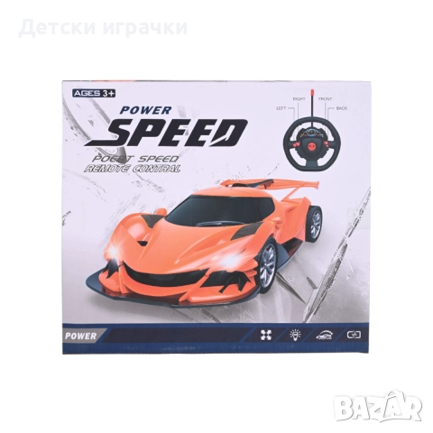 Кола с дистанционно волан и LED фарове, R/C car, снимка 3 - Коли, камиони, мотори, писти - 52727081