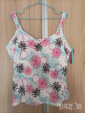 Нов комплект бански танкини с боксерки, снимка 2 - Бански костюми - 53955562