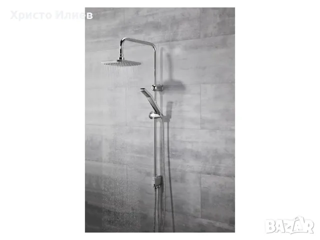 Душ комплект със слушалка тип дъждовен душ, с душ маркуч 150см, снимка 4 - Душове - 49269486
