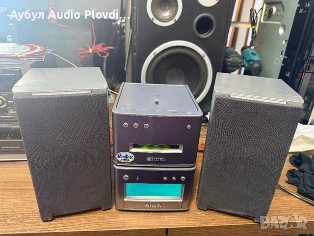 AİWA HR-MD90EZ MD-CD TUNER STREO Mini System , снимка 10 - Аудиосистеми - 54106762