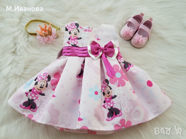 Рокля Мини Маус , снимка 11 - Бебешки рокли - 22581438