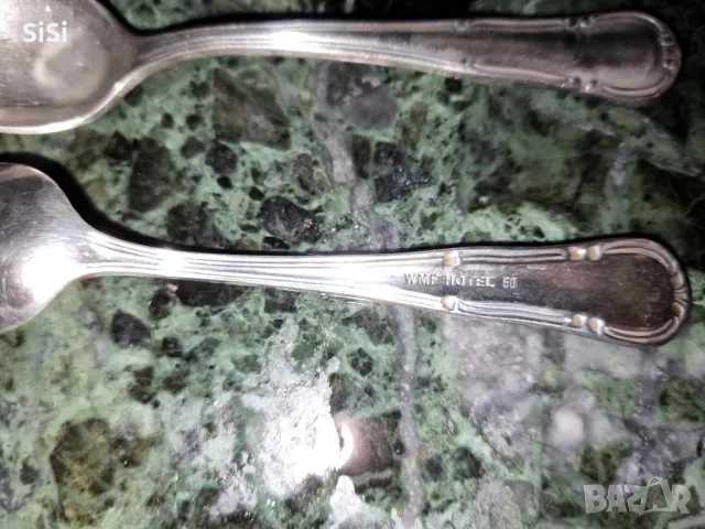 Антикварни Сребърни лъжички, снимка 2 - Антикварни и старинни предмети - 49113883