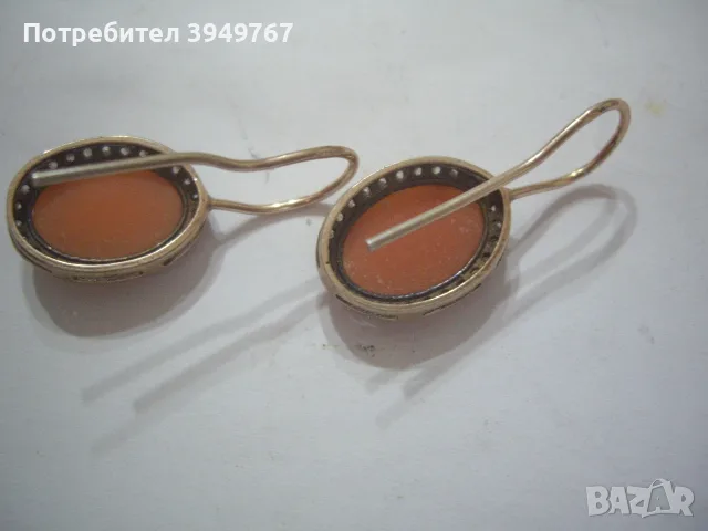 Сребърни обици., снимка 2 - Обеци - 56011676