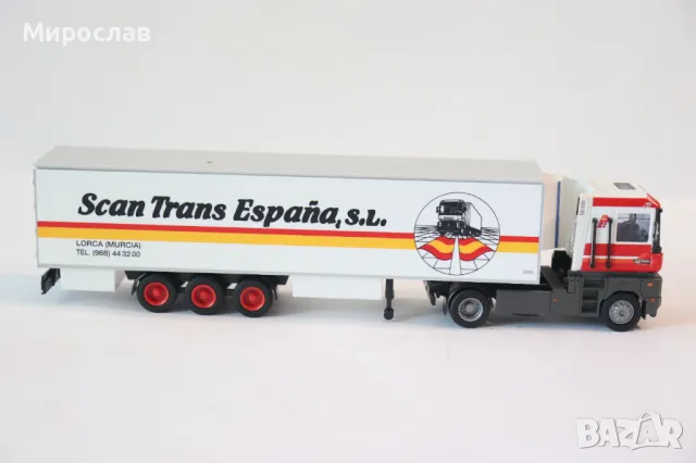 AMW 1:87 H0 RENAULT MAGNUM КАМИОН ТИР МОДЕЛ КОЛИЧКА, снимка 7 - Колекции - 50163350