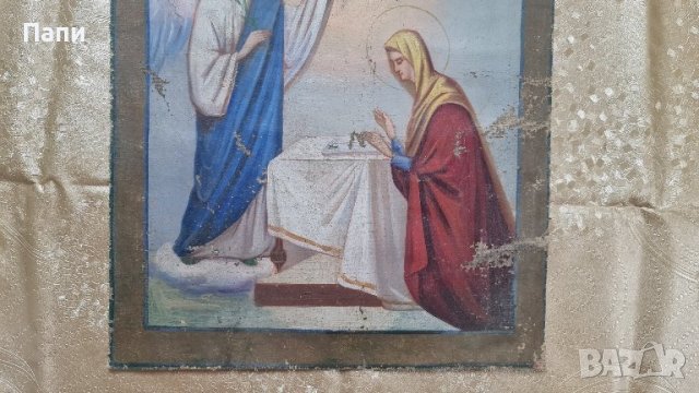 Двулицева руска  икона от  ранен 19-ти век, снимка 3 - Други ценни предмети - 42090933