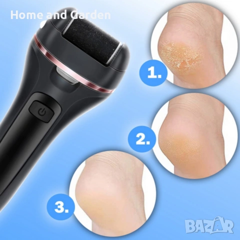 Електричска пила за крака - пълен комплект за базов педикюр, снимка 8 - Електрически пили за пети - 54026990