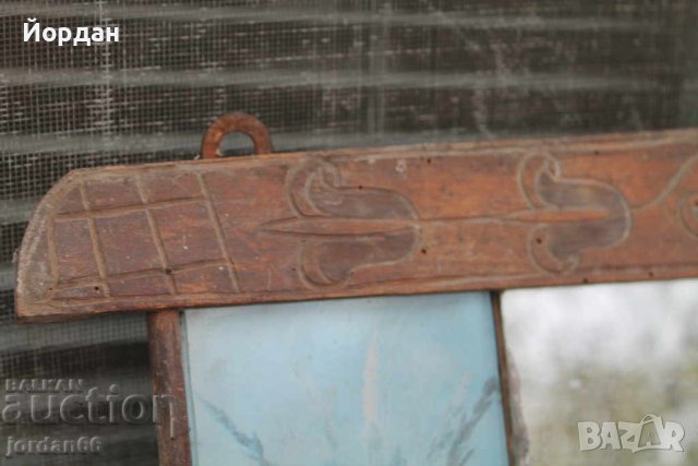 Старо кухненско огледало, снимка 2 - Антикварни и старинни предмети - 38487130