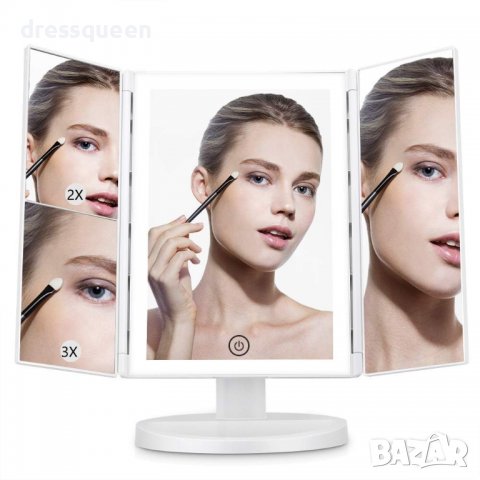 2236 Козметично огледало с вградени Led светлини, снимка 7 - Други - 37461887