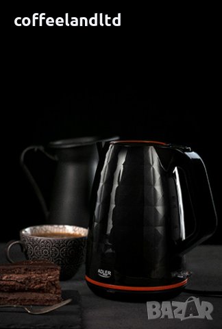 Eлектрическа кана за вода 1,7 л. AD 1277 черна, снимка 5 - Кани - 31416321