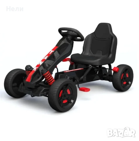 КАРТИНГ С педали TANK G23 С МЕКИ ГУМИ, снимка 15 - Детски велосипеди, триколки и коли - 51038806