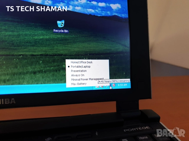 ⭐Продавам рядък ретро лаптоп TOSHIBA P2000 с Windows XP.⭐, снимка 6 - Лаптопи за игри - 51704144