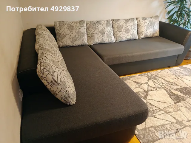Ъглово холна гарнитура, снимка 3 - Дивани и мека мебел - 55804893