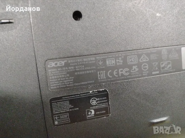 Acer Aspire 3 15.6''Led/ Ryzen 3-2200U/4gb.ram./256ssd., снимка 7 - Лаптопи за работа - 56010255