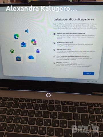 Никога не използван гейм лаптоп LOQ15IRX9 + Windows 11 Home