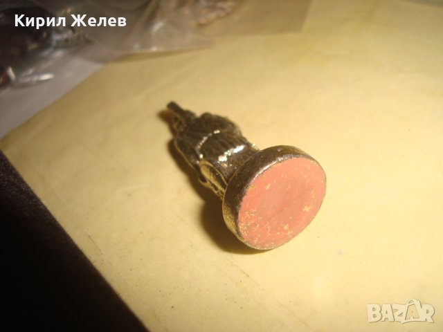 СТАРА МЕТАЛНА ФИГУРКА НИКЕЛИРАН БРОНЗ СТАТУЕТКА за КОЛЕКЦИЯ 24387, снимка 8 - Колекции - 34481502