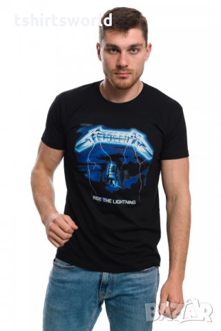 Нова мъжка тениска с дигитален печат на музикалната група METALLICA, снимка 3 - Тениски - 28344637