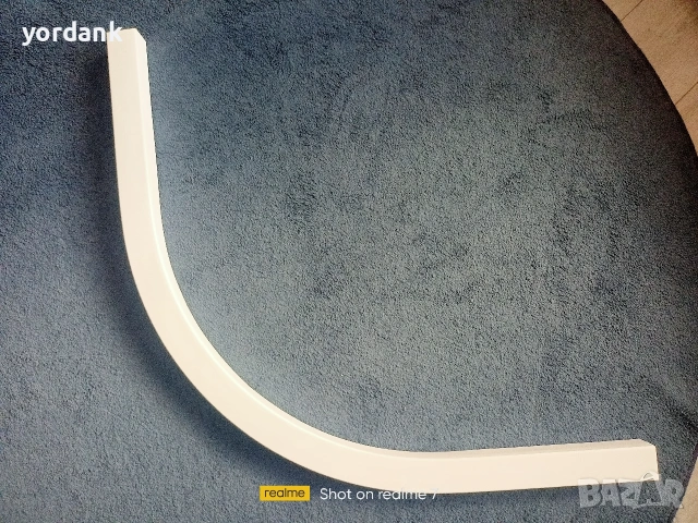 Овален праг за душ кабина 90х90