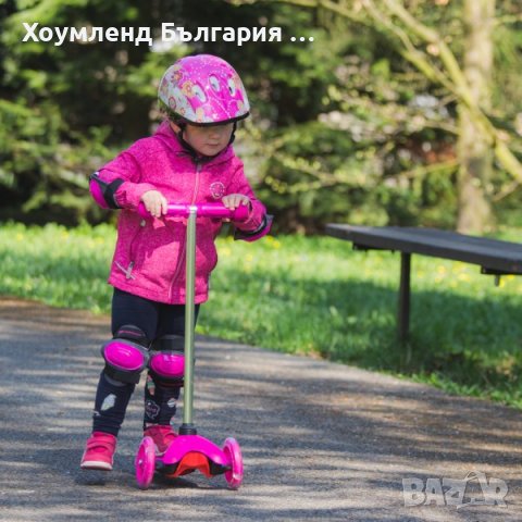 Детска тротинетка - ScooTer светеща триколка / 55 х 24 х 67 - 90 см, снимка 3 - Скутери и тротинетки - 40708823