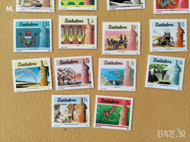 Зимбабве 1985, снимка 3 - Филателия - 54263984