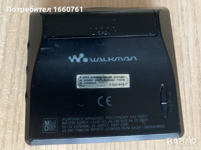 минидиск уокмен много запазен SONY MZ-R501, снимка 2 - Други - 51727797
