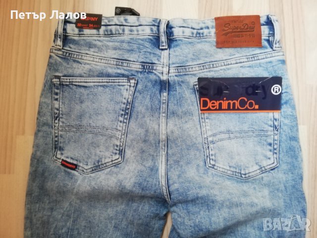 Нова Цена НОВИ SUPERDRY дънки мъжки, снимка 8 - Дънки - 42215883