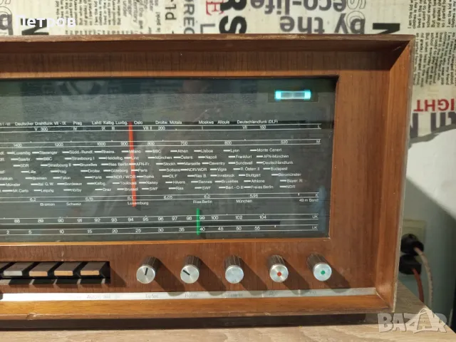 Старо Лампово радио"SABA"-Lindau.modLI18, снимка 2 - Антикварни и старинни предмети - 50315554