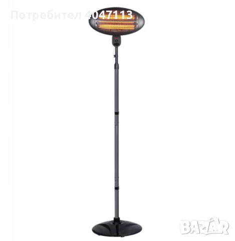 Кварцова печка, стояща 2000W