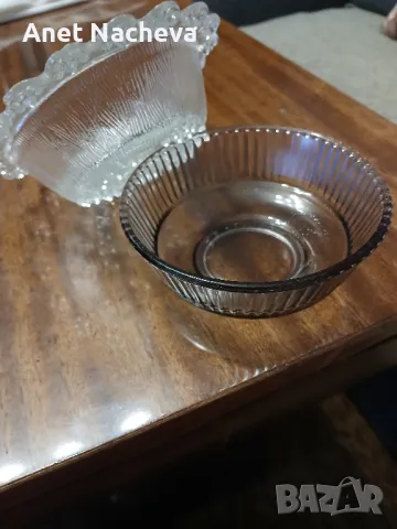 Стъклени купички Ретро - релефни, снимка 1