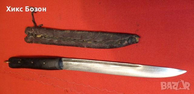 Античен български ловен нож на 100++ години, снимка 5 - Антикварни и старинни предмети - 54227567