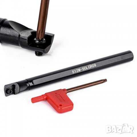 Стругарски комплект 4 ножове 12 мм. с 10 сменяеми пластини, снимка 4 - Други инструменти - 34552067