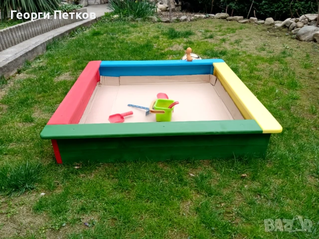 Пясъчник, цветен-110х110см., снимка 8 - Други - 50583518