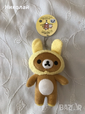 Колекционерски японски плюшен талисман Rilakkuma (San-X) –  Рилакума лимитирана серия, нов с етикет, снимка 5 - Колекции - 56153771