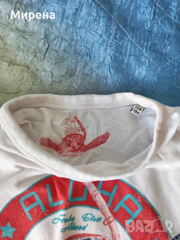 Тениска за момче Tom Tailor, размер 128-134 см., снимка 2 - Детски тениски и потници - 51152115