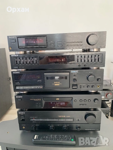 Ретро Hi-Fi Система SONY – Пълен комплект от 5 компонента (Топ състояние)