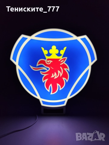 3д лампа Scania, снимка 2 - Настолни лампи - 52216666