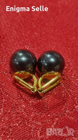 Винтидж обеци с перли, снимка 2 - Антикварни и старинни предмети - 52528518